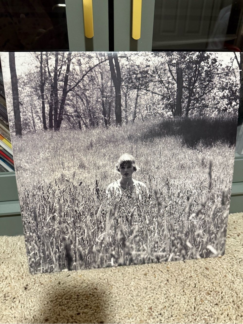 Taylor Swift Folklore In The Weeds Teal Marbled Bonus Track The Lakes rare vinyl